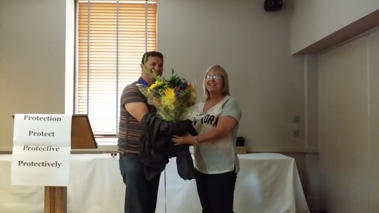 Doncaster Speakers | Flowers for Immediate Past President Gail Powell