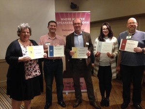 Table Topics contest 2016 contestants