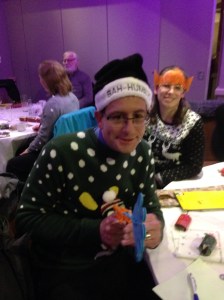 Steve Bisby in Bah-Humbug hat 